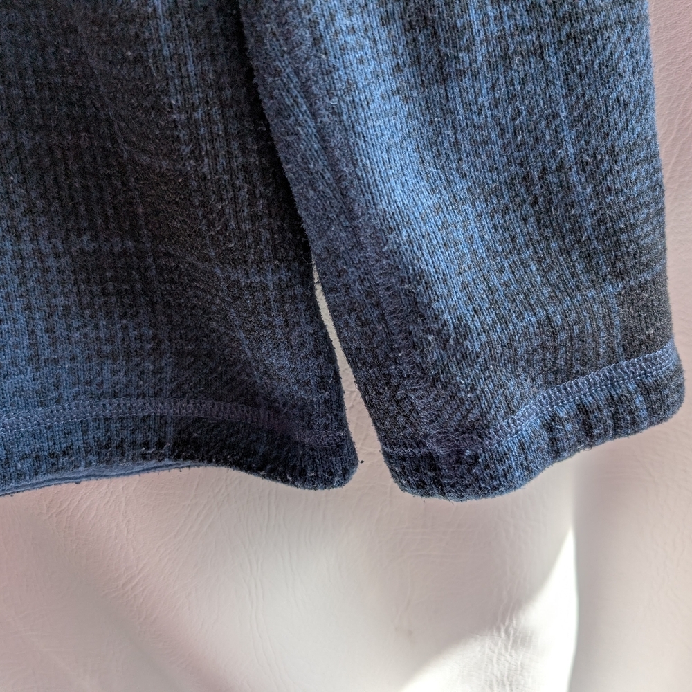 The North Face Fleece Blue Plaid 1/4 Zip Pullover Zippered Pocket -  XL - Picture 9 of 16